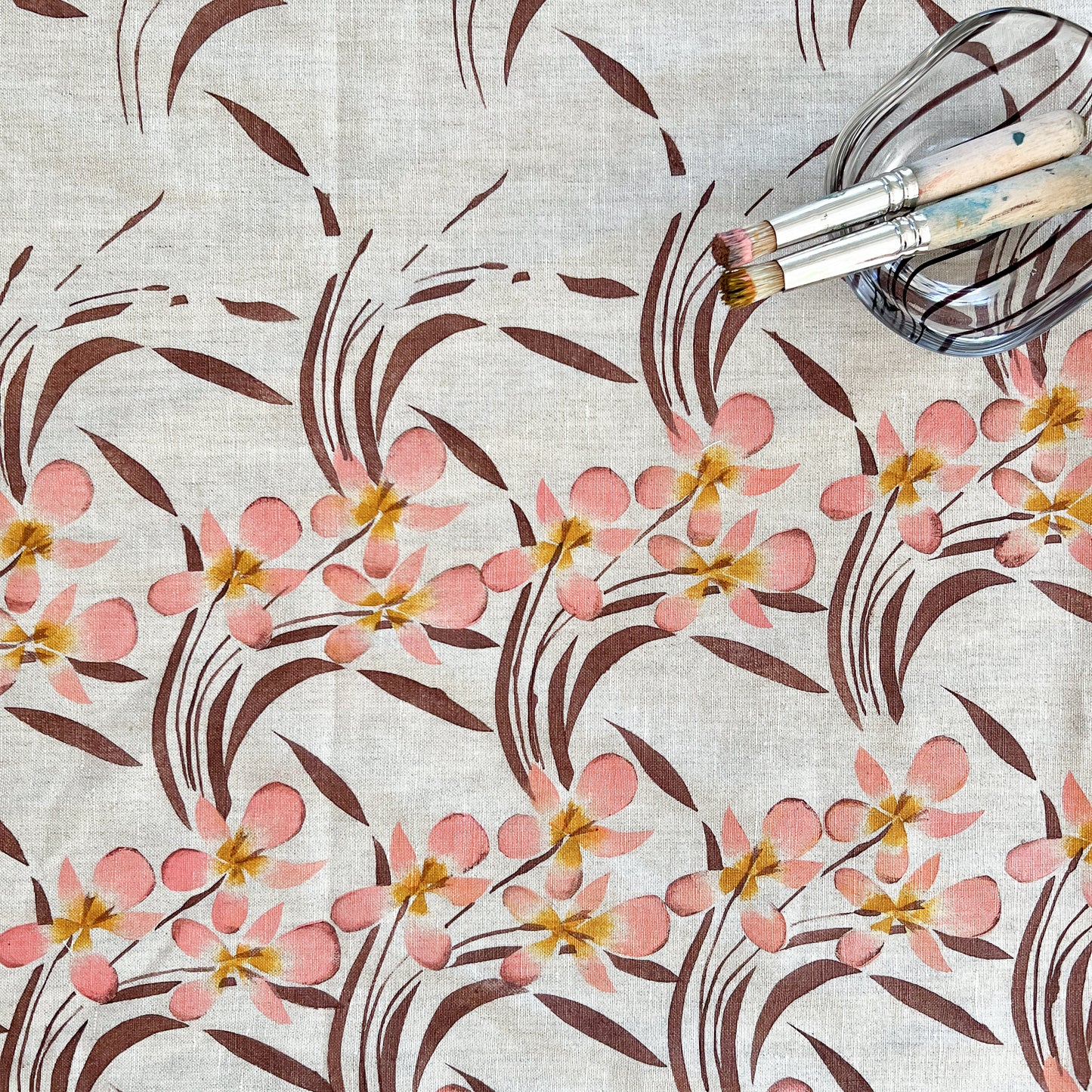 Saturday 11 & Saturday 18 October 2025, 2 - 5pm BST, Prints from Nature: Stencil Printing on Fabric with Pauline Greuell