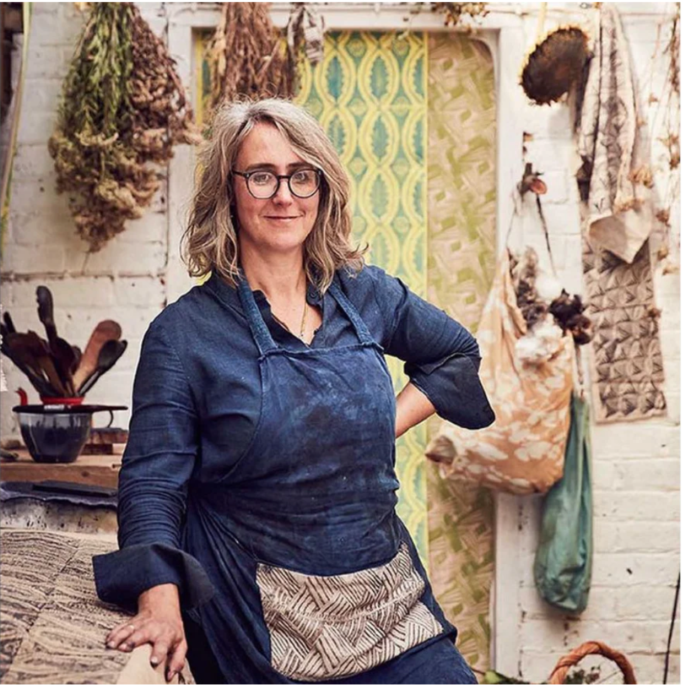 Wednesday 3 September 10-4 p.m.: Workshop: Foraging, Natural Dye and Mordant Printing with Sarah Burns