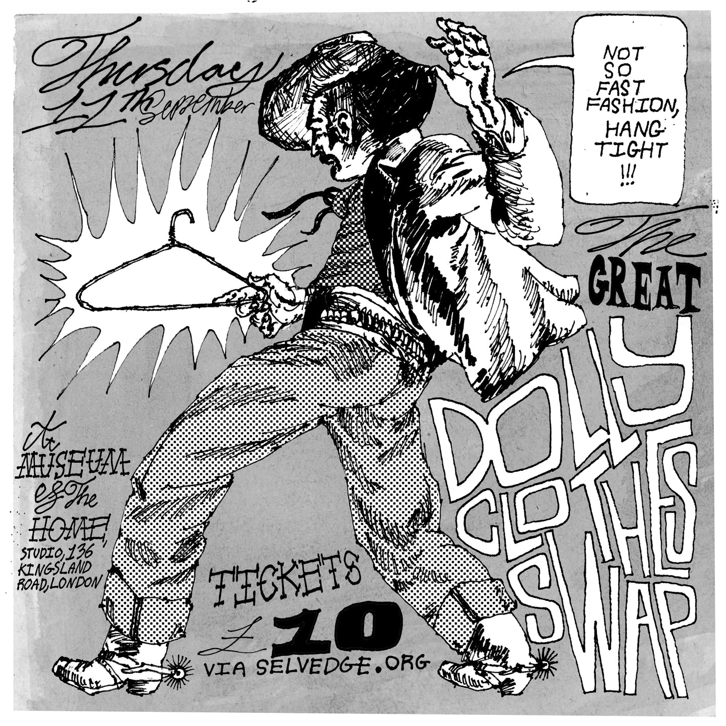 Thursday 11 September, 11-4 p.m.: Clothes Swap: Let’s swap, not shop! with Diana Uprichard of DOLLY Clothing