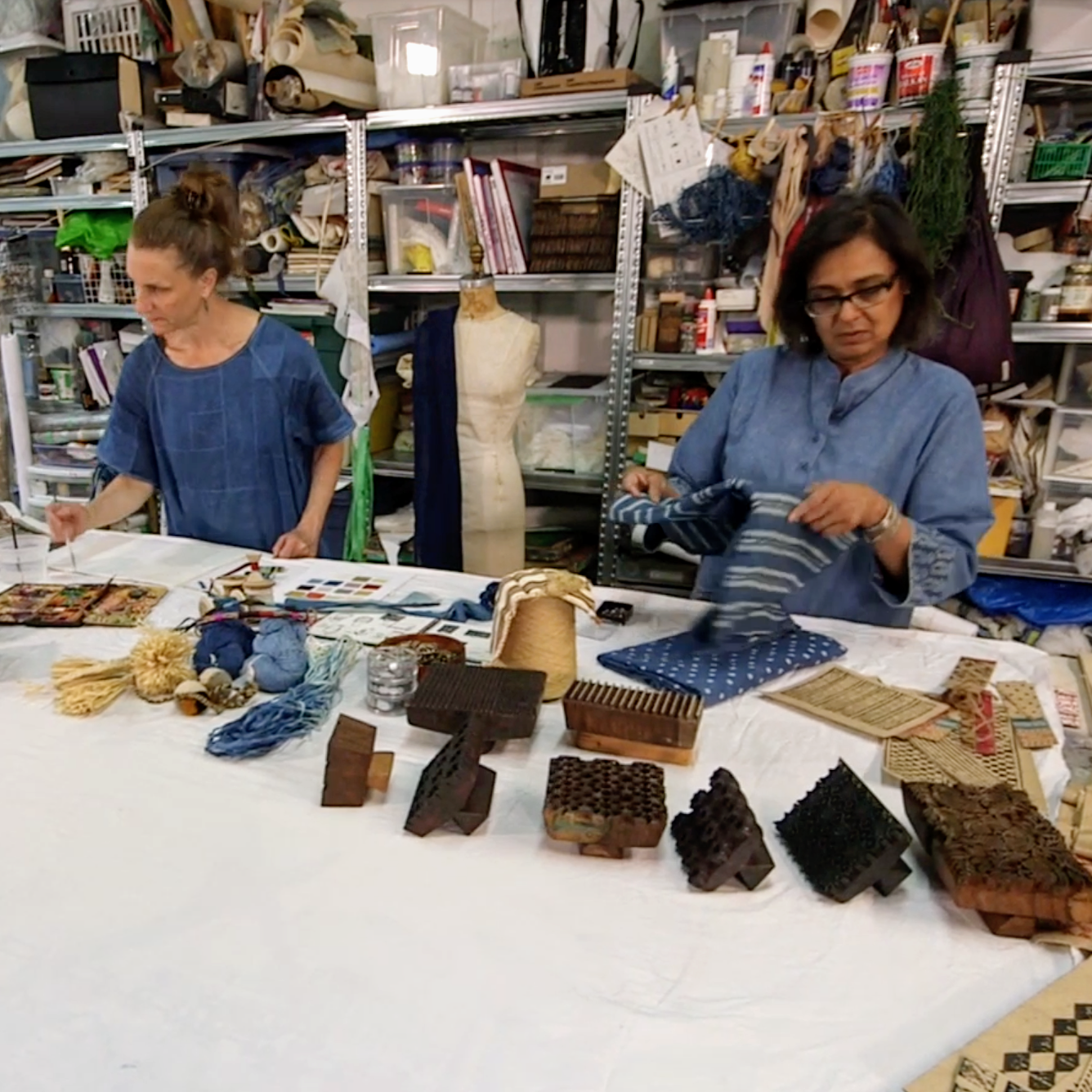 Pakistan & Canada, Handwork Studio, Ajrak Blockprinting