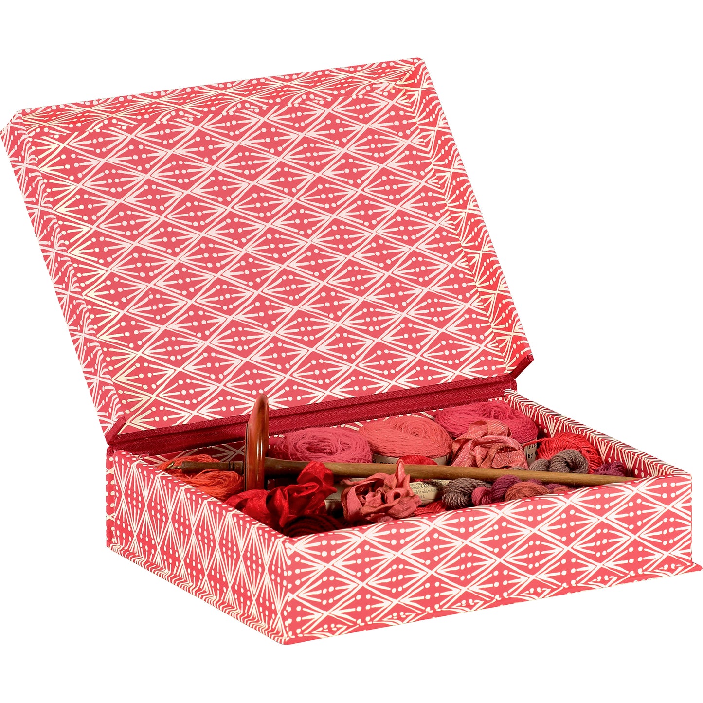 Selvedge& Cambridge Imprint,  Haberdashery Box (Assortment of Colours Available)