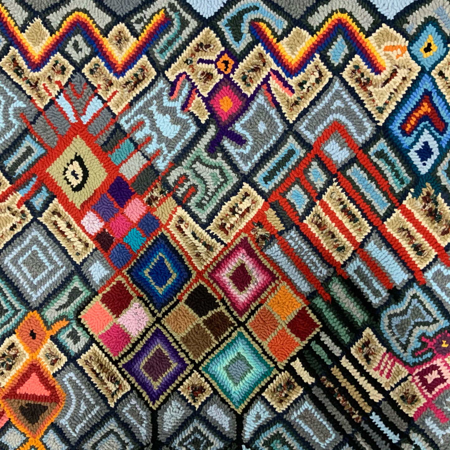 Guatemala, Multicolores, “Woven With Joy” Large Rug