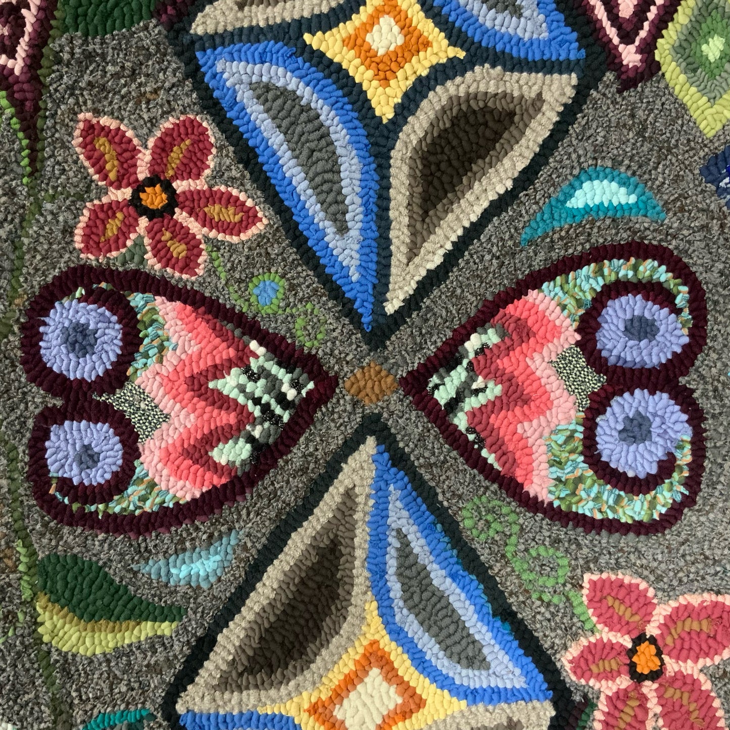 Guatemala, Multicolores, “Corte Designs” Large Rug