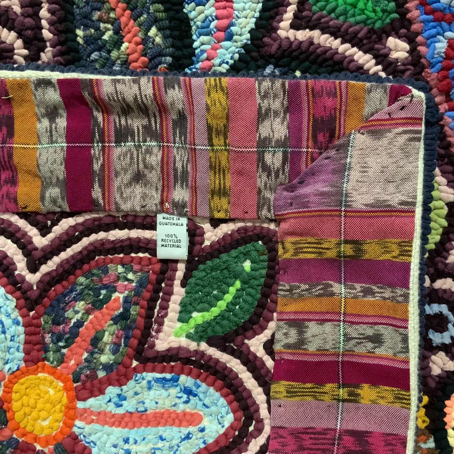 Guatemala, Multicolores, “Corte Designs” Large Rug