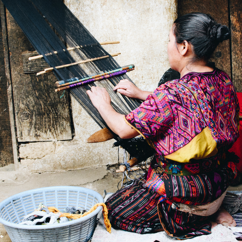 Guatemala, Nata Y Limón, Weaving
