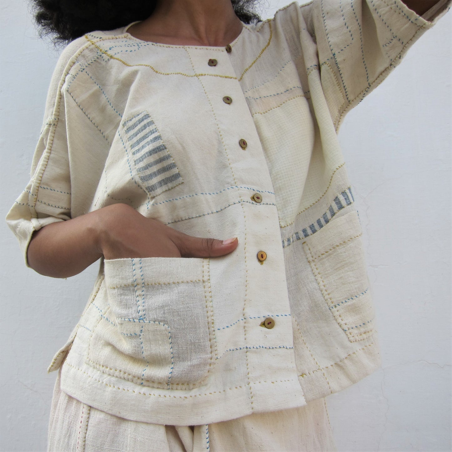 India, RaasLeela Textile, Sadro Bi Yardage and Gayatri Pants