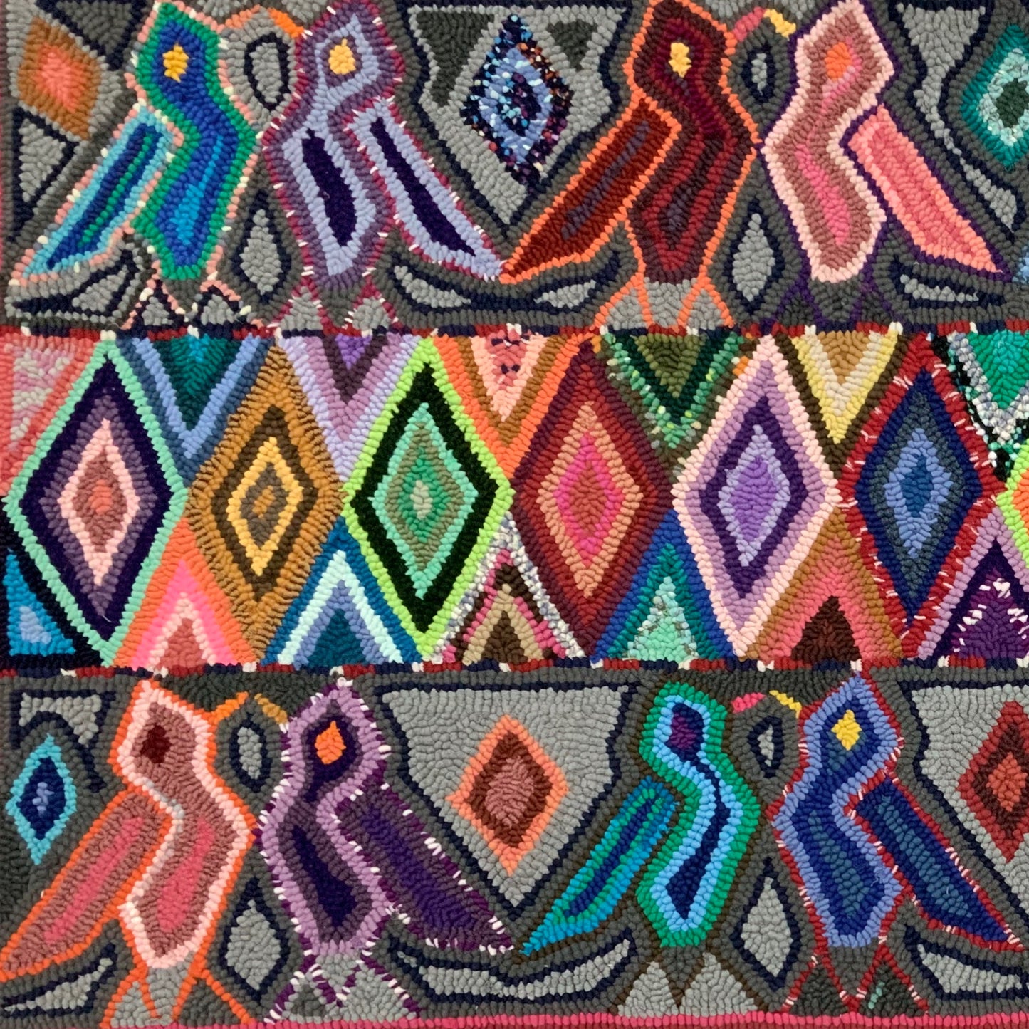 Guatemala, Multicolores, Rug Hooking & Embroidery