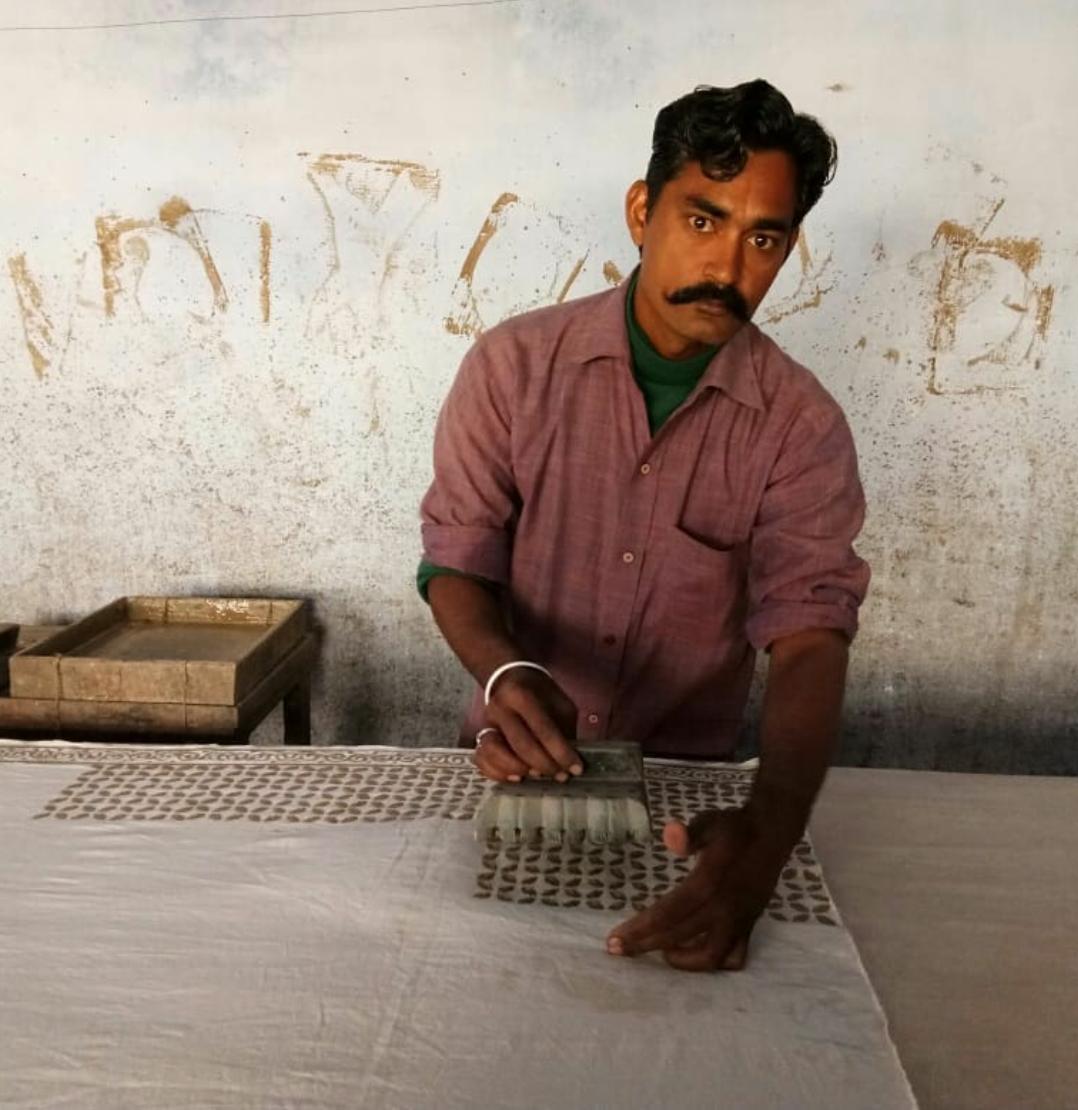 India, Vijendra Chhipa, Studio Bagru, Block Printing
