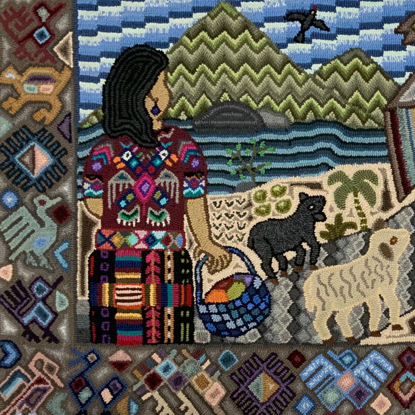 Guatemala, Multicolores, Rug Hooking & Embroidery