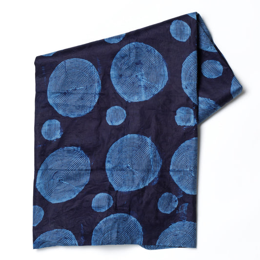 Nigeria, Yoruba Indigo / Gasali Adeyemo, Traditional Yoruba Adire Eleko Yardage (Pack of 5 Yards) Record Design