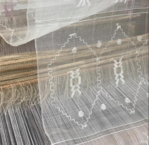 Romania, Borangic Silk Mill / Cristina Niculescu, Borangic Silk Threads & Weaving