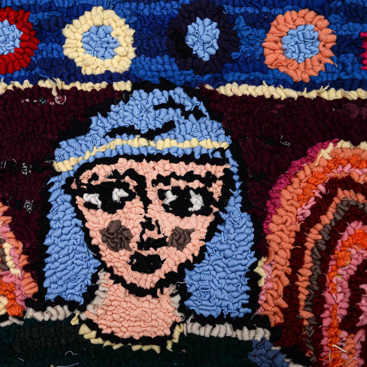 England, Lu Mason, Rug hooking