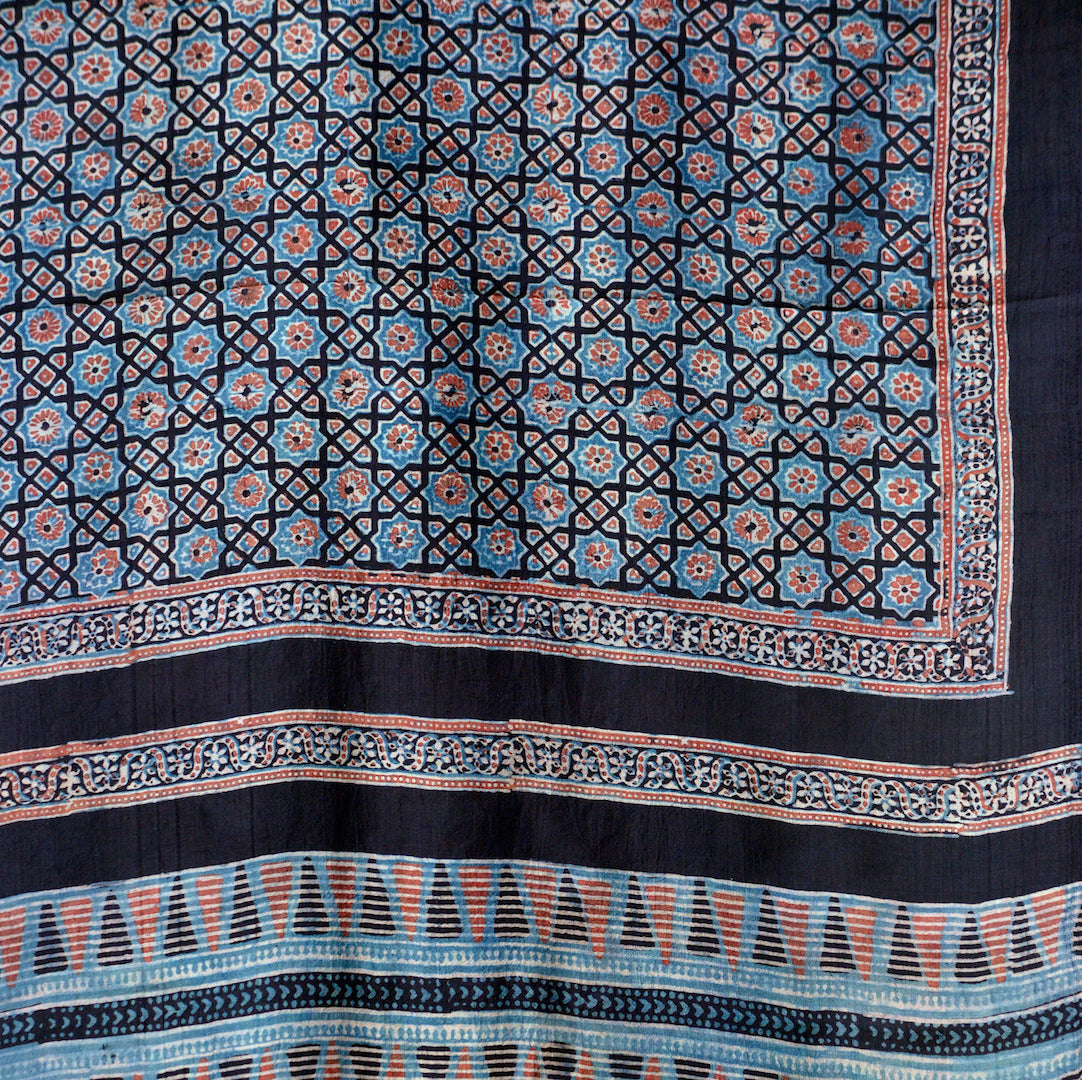 India, Abdul Rahim Anwar Khatri, Ajrakh printing
