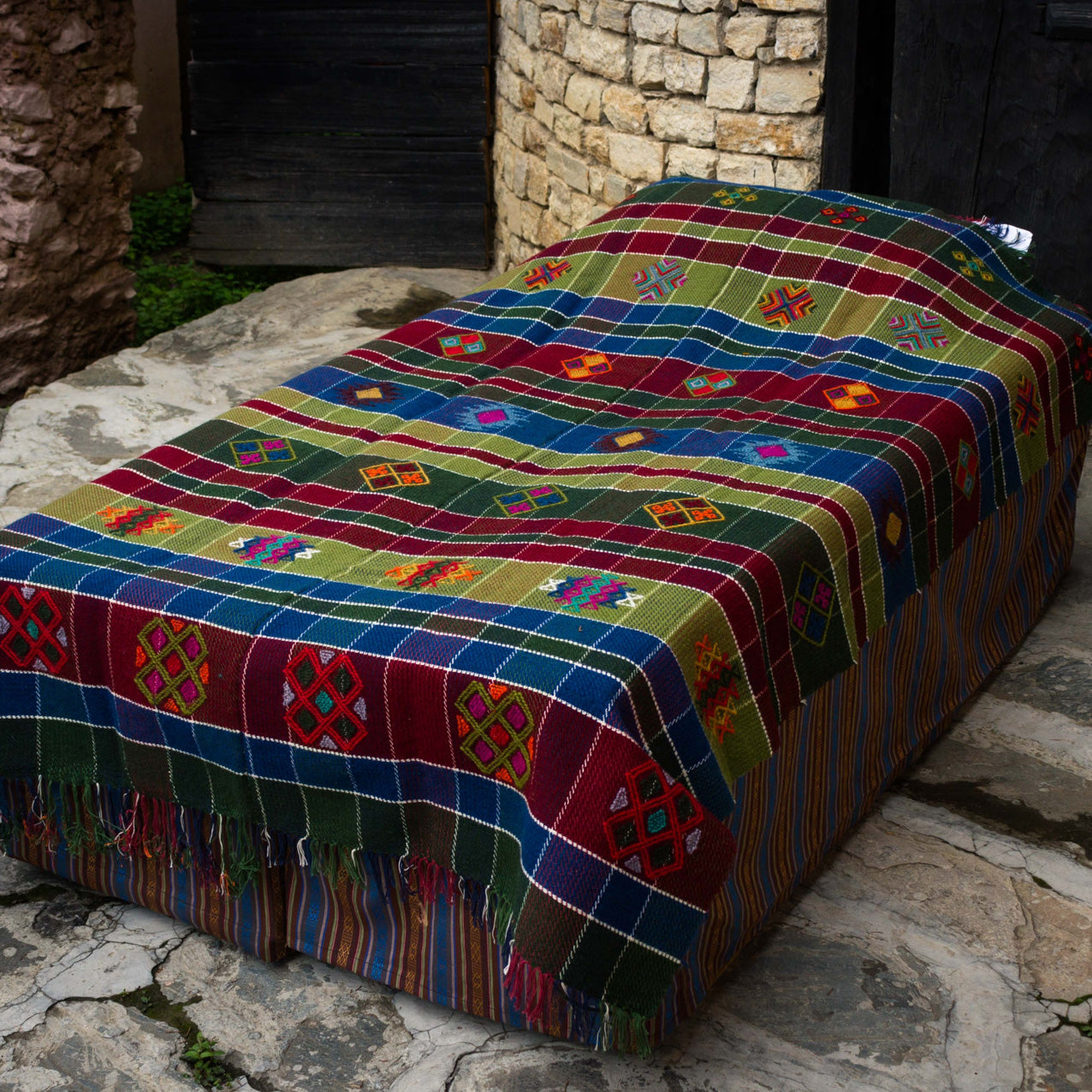 Bhutan, Yarn & Yathra House, Druel Throw