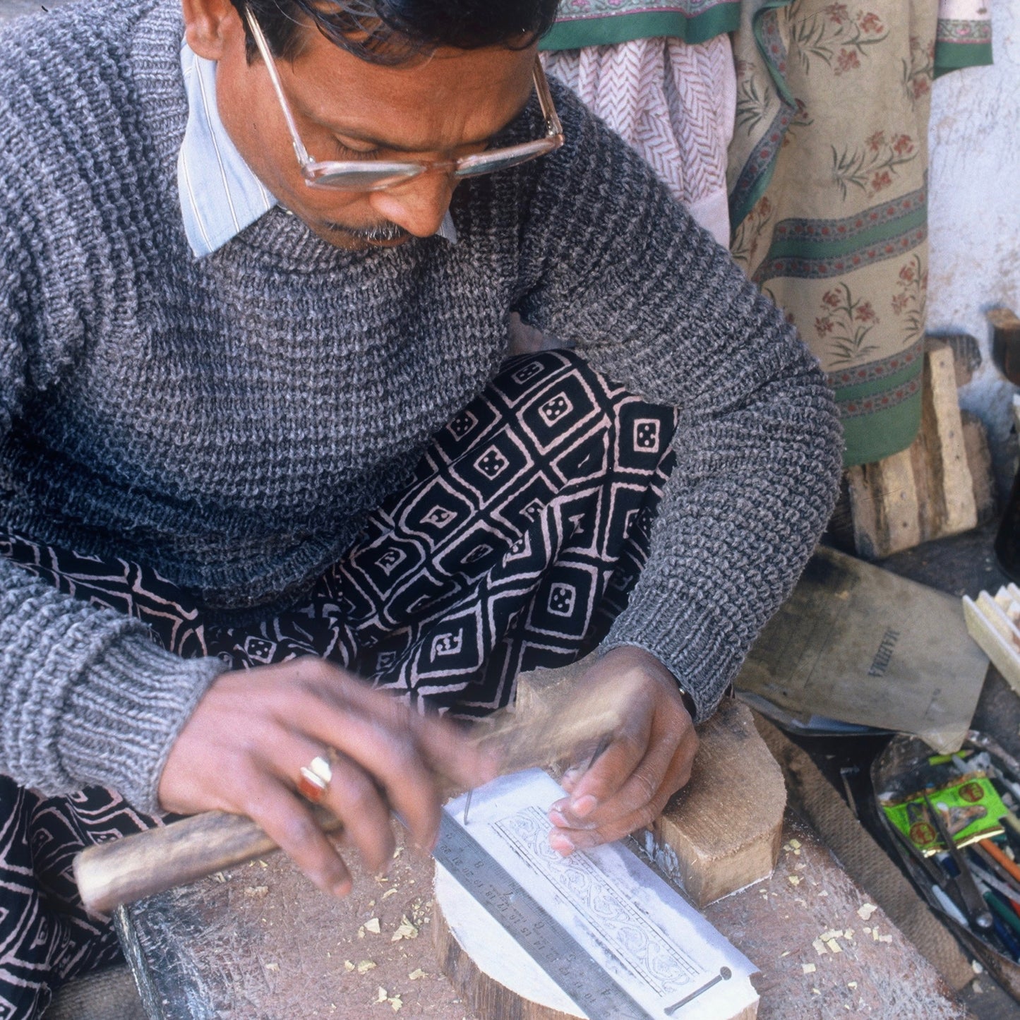 India, Toy & Joy Singh, Block Printing