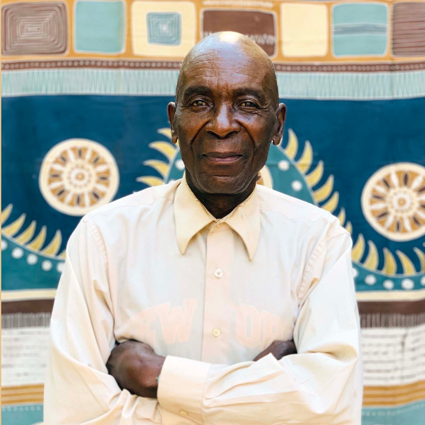Zambia & France Cross Cultural Collaboration, Tribal Textiles, Hand-Painted Textiles