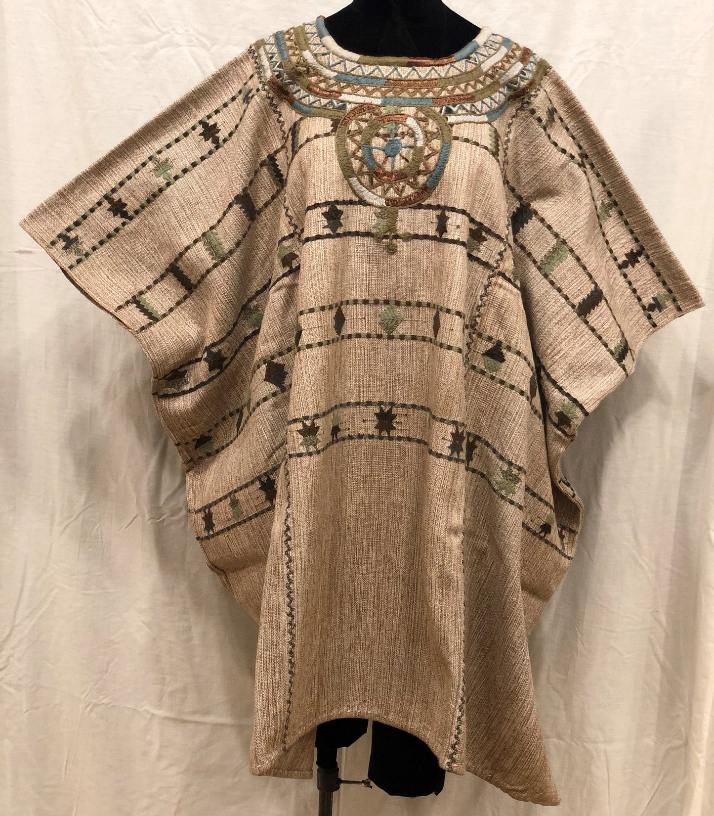 Guatemala, Casa de Artes'/ Rosario Cholotio, Olive Green Huipil from Solola