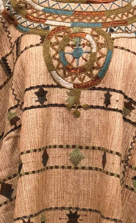 Guatemala, Casa de Artes'/ Rosario Cholotio, Olive Green Huipil from Solola