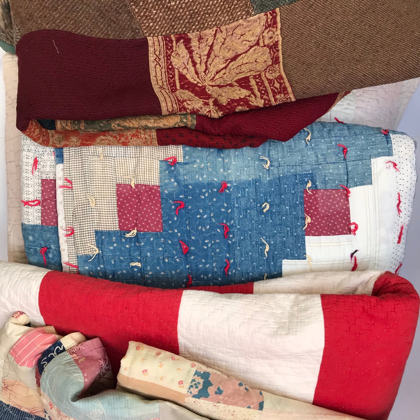 Quilting with Mandy Pattullo, Dorothy Osler, Joanna Hashagen, Abigail Booth and The Quilters' Guild