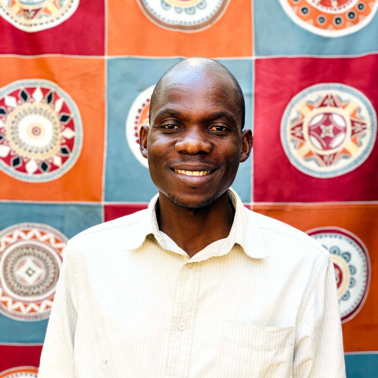 Zambia & France Cross Cultural Collaboration, Tribal Textiles, Hand-Painted Textiles
