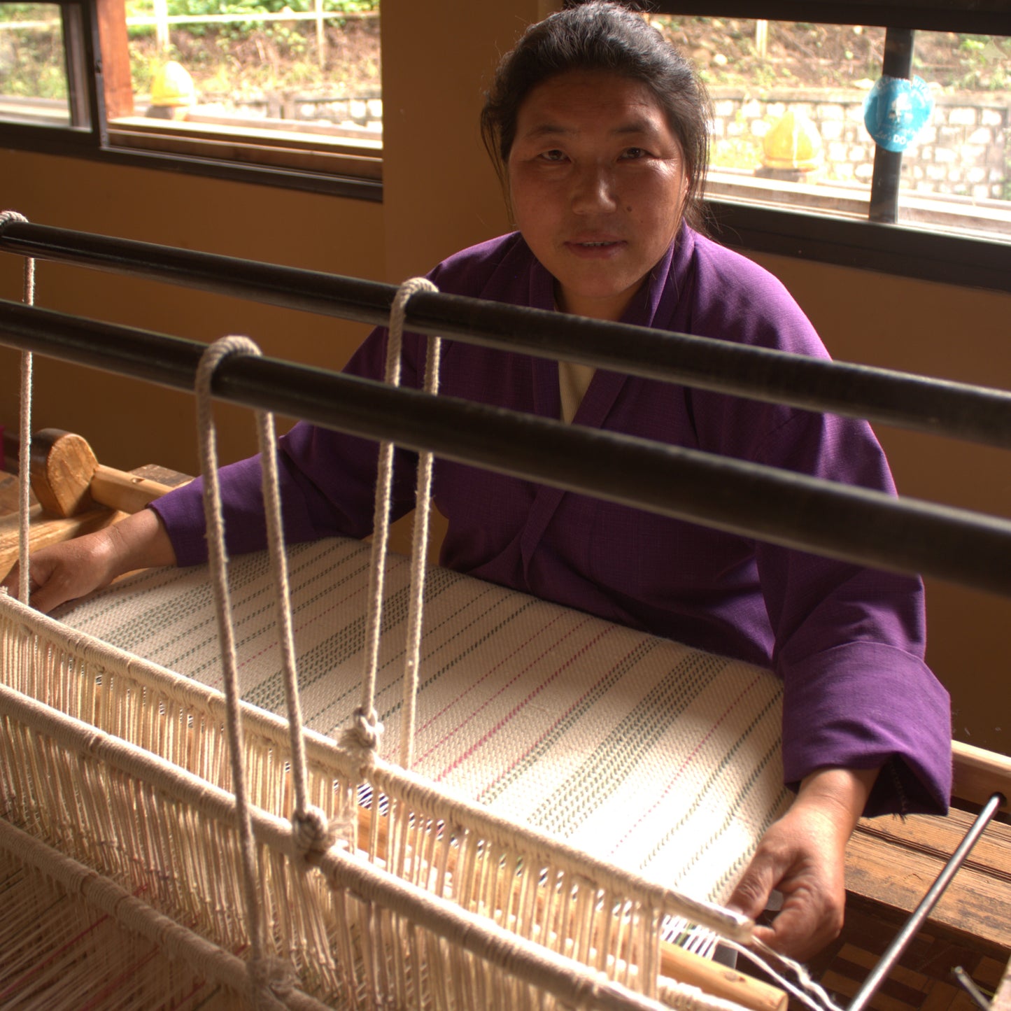 Bhutan, Yarn & Yathra House, Weaving