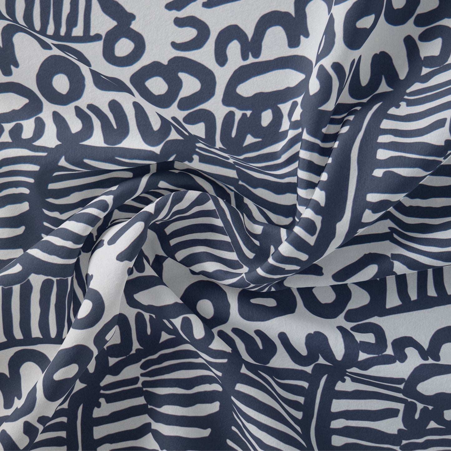 Australia, Mavis Nampitjinpa Marks / Ikuntji Artists, Women's Business Fabric - White Tencel Linen