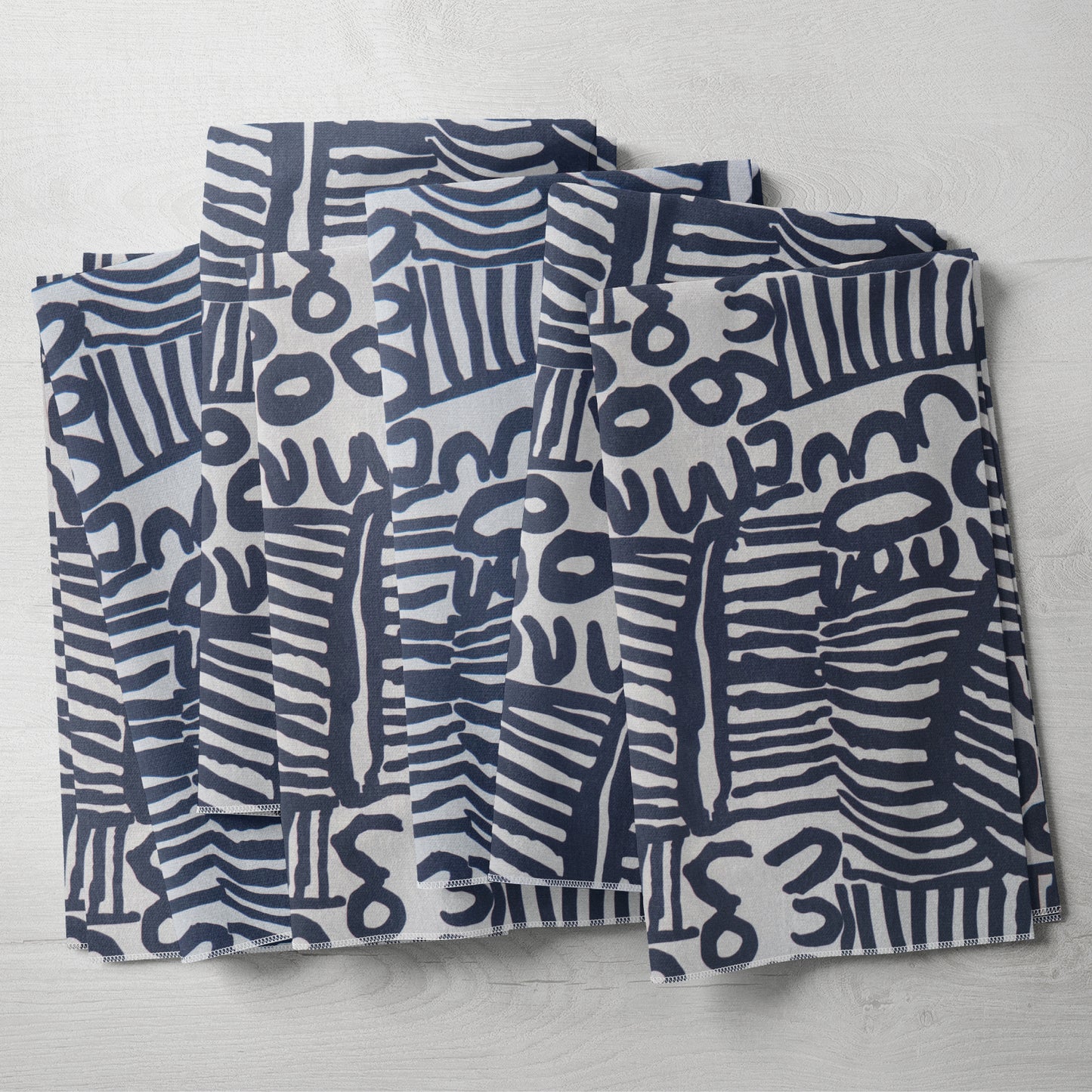 Australia, Mavis Nampitjinpa Marks / Ikuntji Artists, Women's Business Fabric - White Tencel Linen
