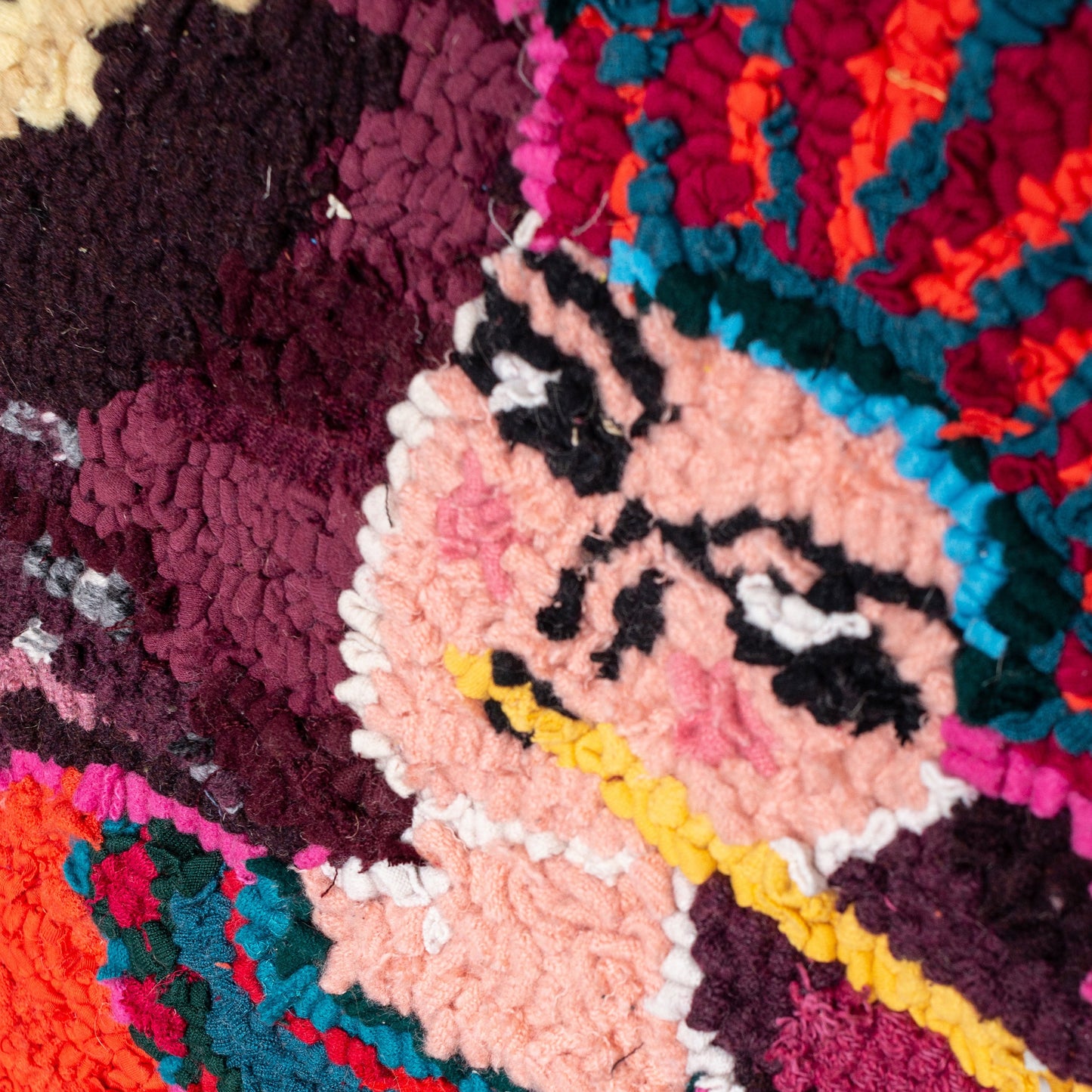 England, Lu Mason, 'Musician' Rag Rug