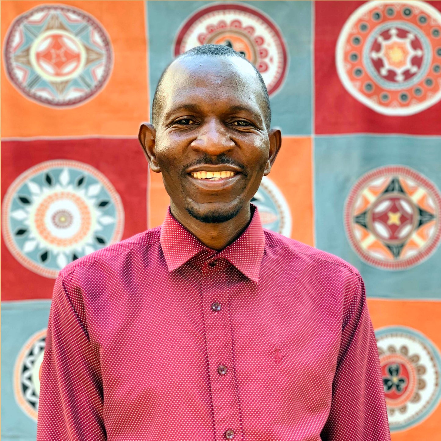 Zambia & France Cross Cultural Collaboration, Tribal Textiles, Hand-Painted Textiles
