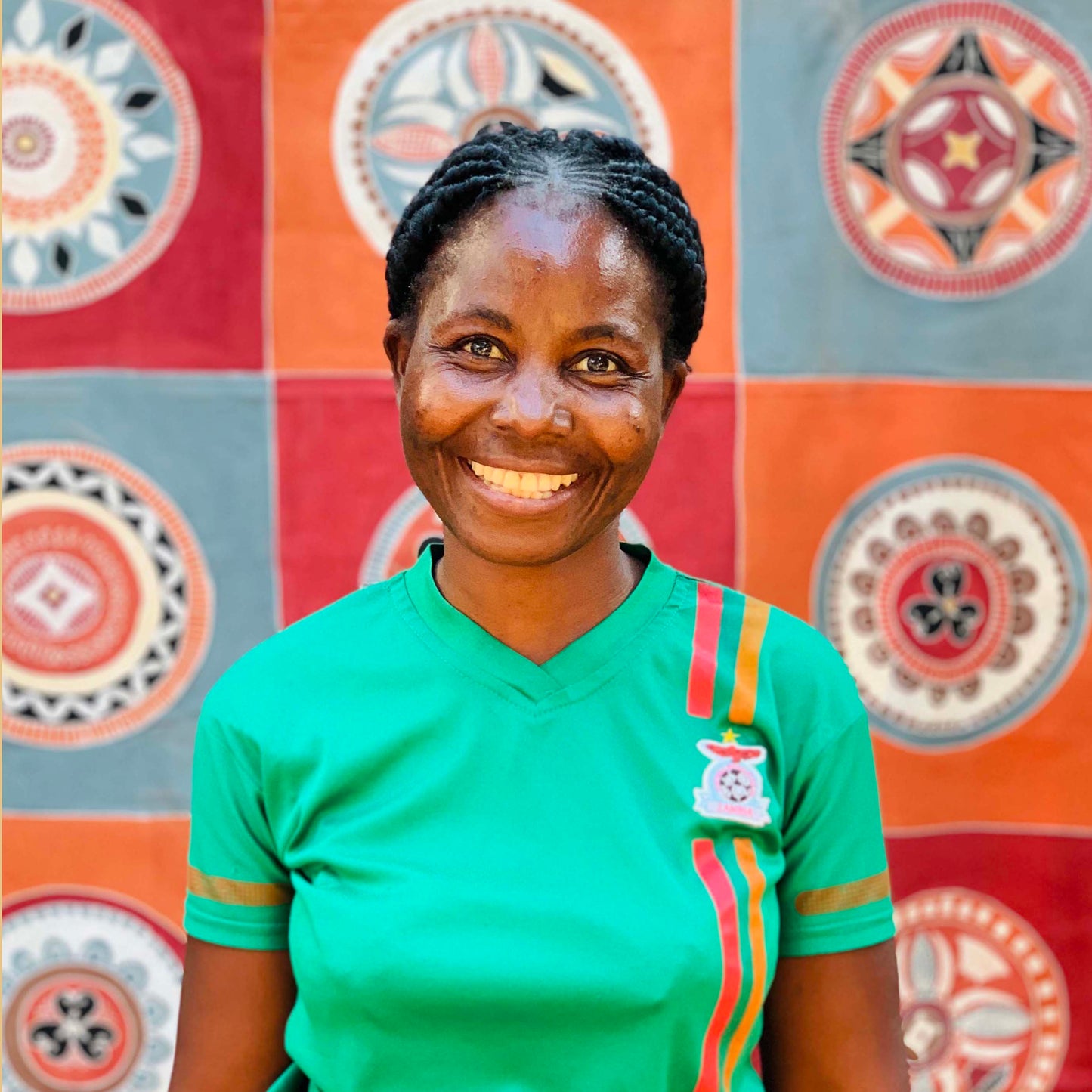 Zambia & France Cross Cultural Collaboration, Tribal Textiles, Hand-Painted Textiles