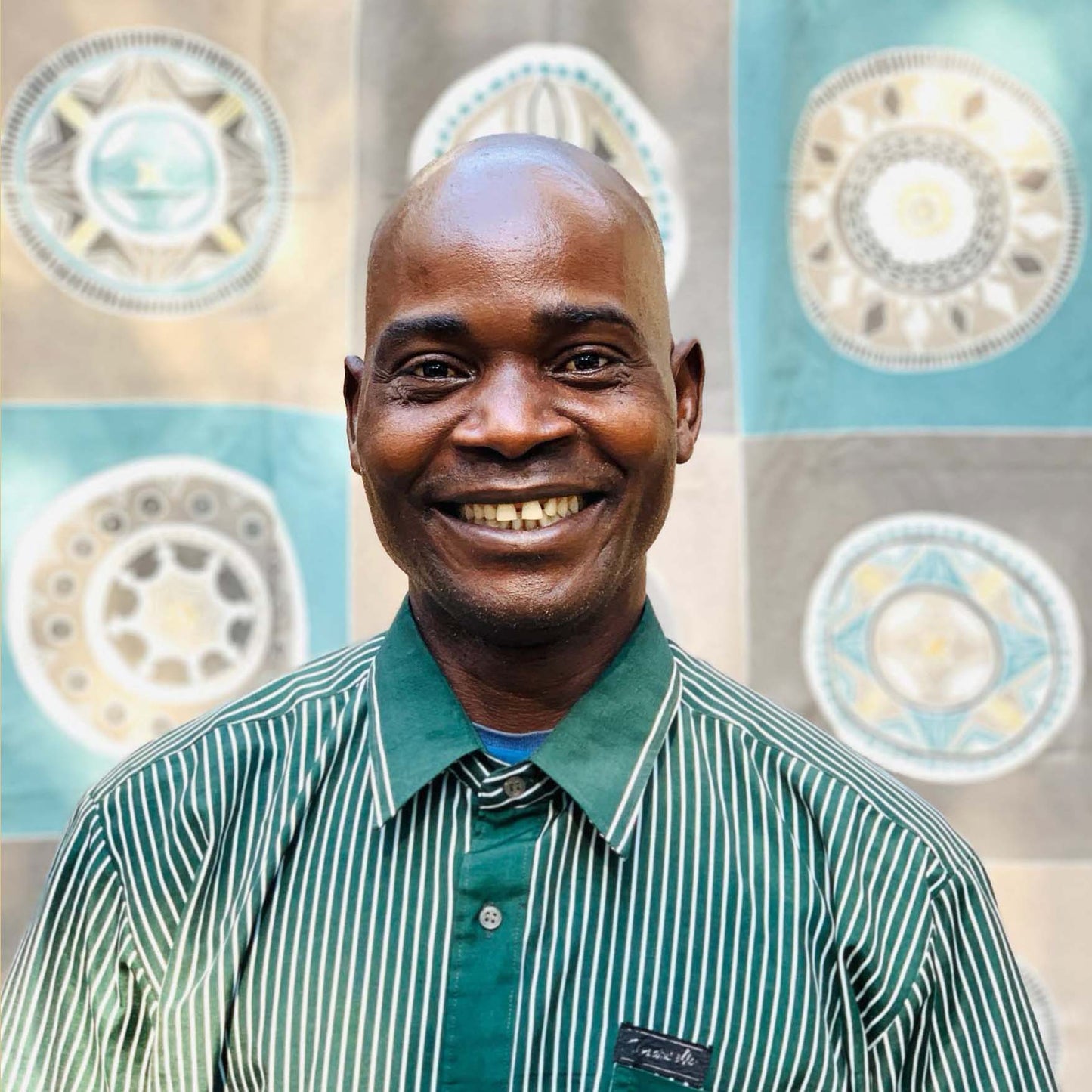 Zambia & France Cross Cultural Collaboration, Tribal Textiles, Hand-Painted Textiles