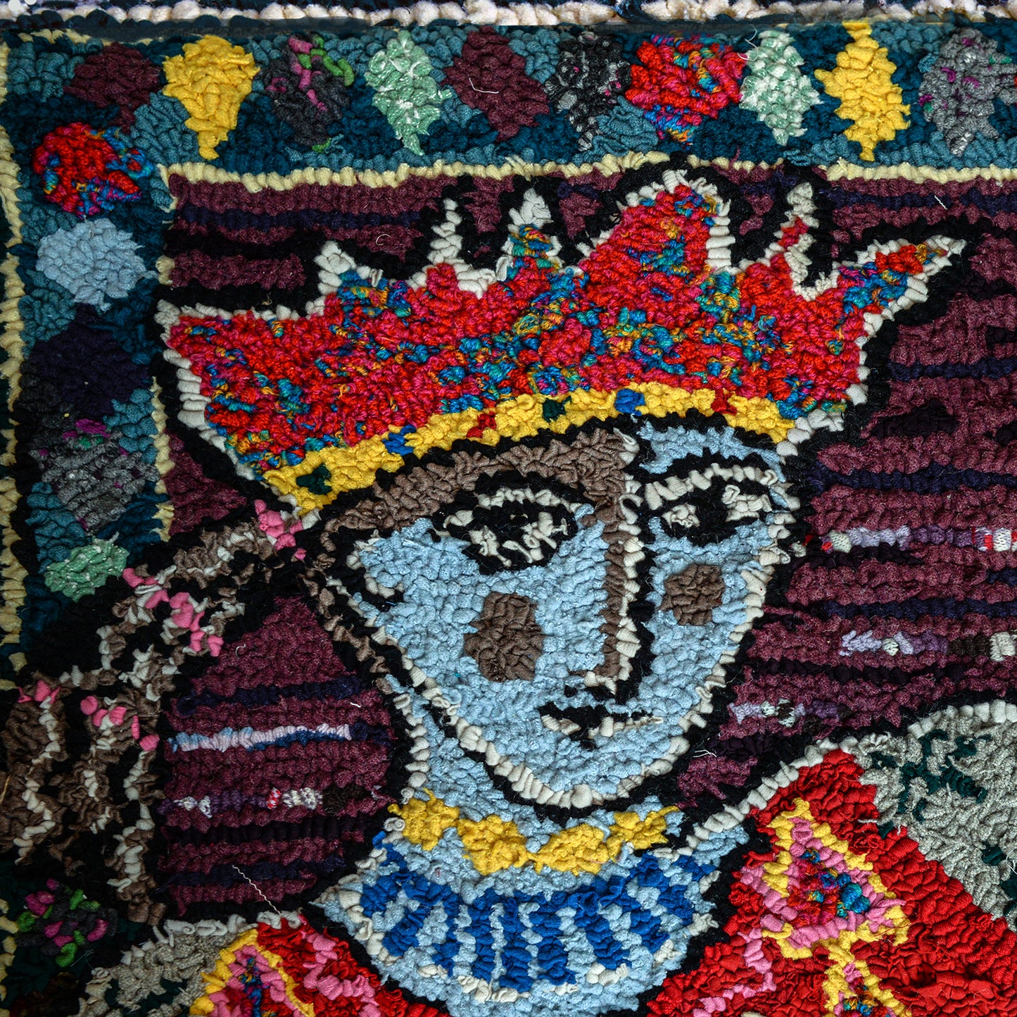 England, Lu Mason, Rug hooking