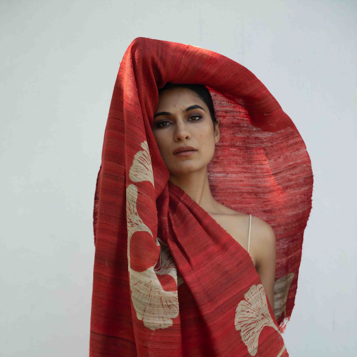 India, Aeshaane, The ‘Icho’ Tussar Peace Silk Scarf