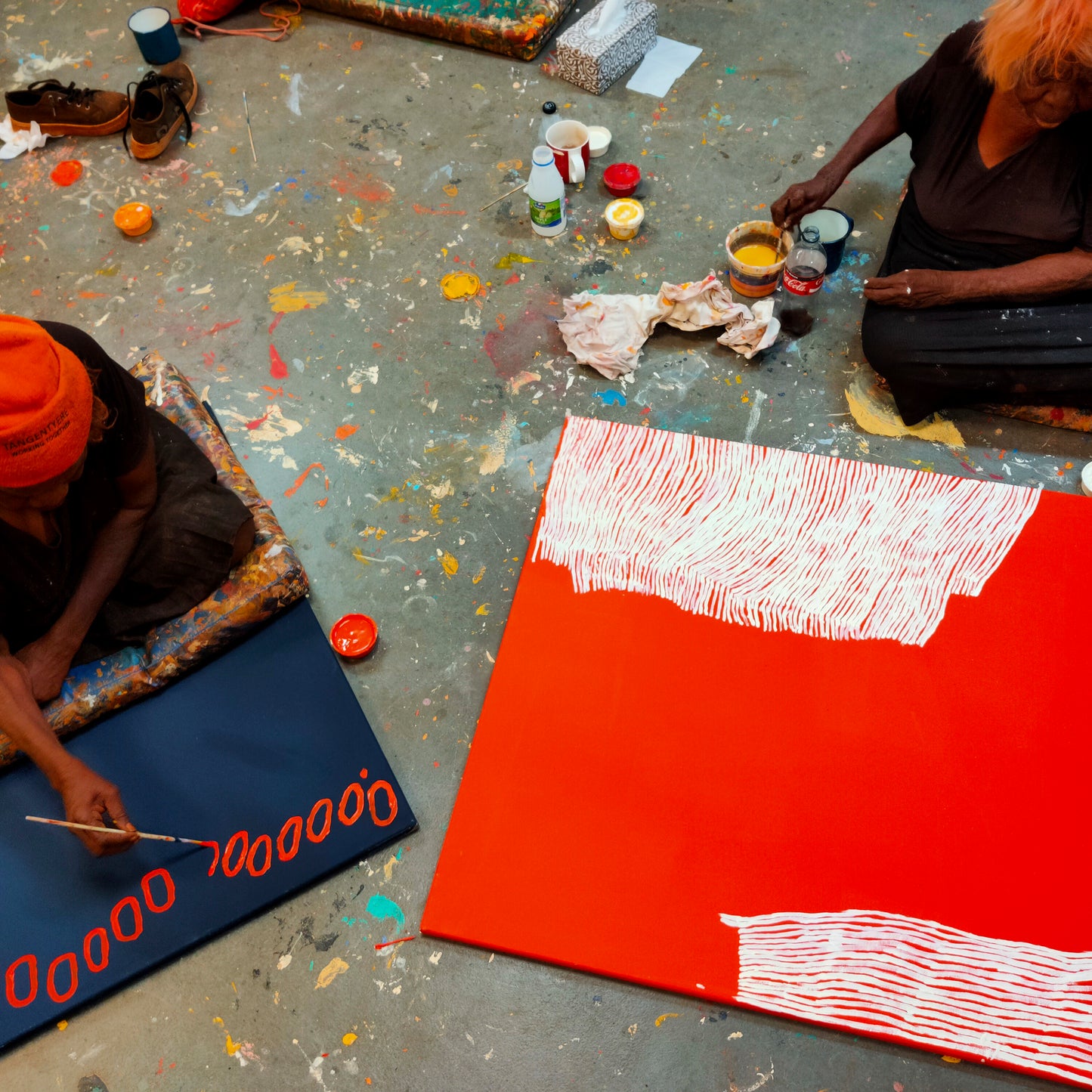 Australia, Ikuntji Artists, Printed Textiles