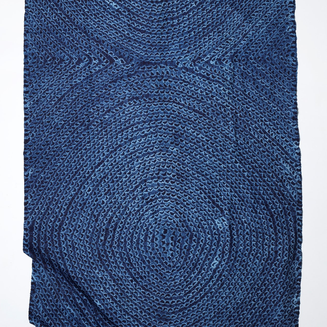 Nigeria, Yoruba Indigo / Gasali Adeyemo, Traditional Yoruba Tie-dye Yardage Alakete Design (Pack of 5 Yards)