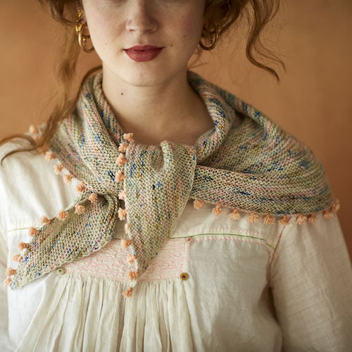 How to make a tiny tassels shawl by Karin Fernandes for Loop London