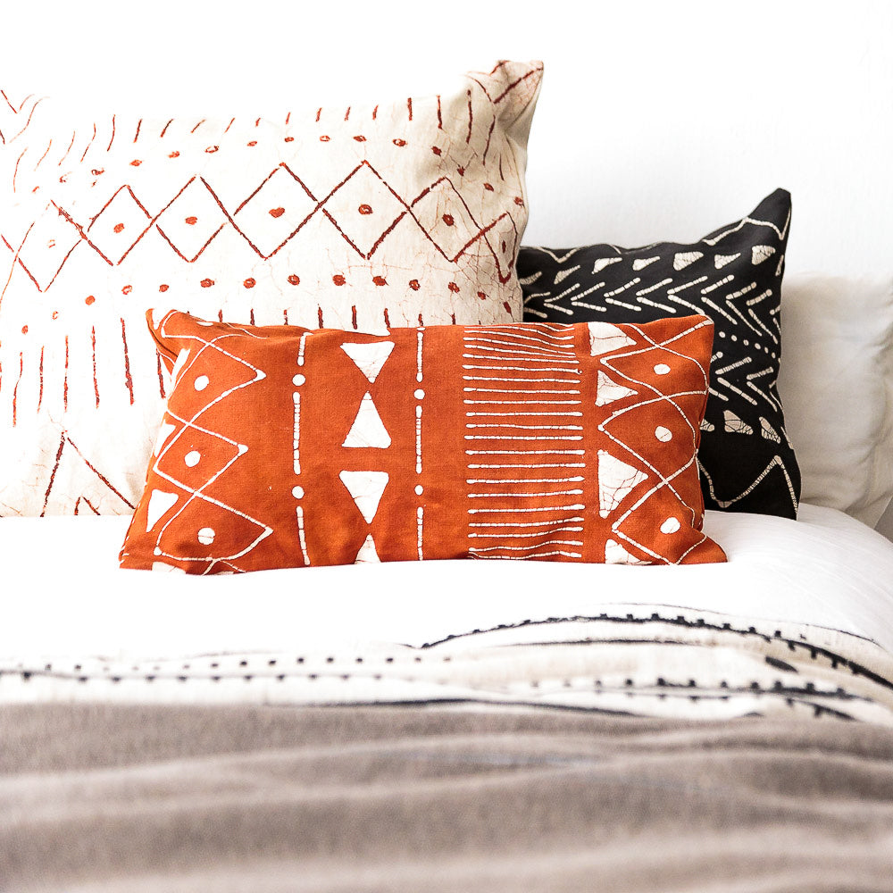 Zambia & France Cross Cultural Collaboration, Tribal Textiles, Hand-Painted Textiles
