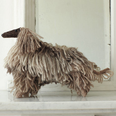How to knit an Afghan Hound - Selvedge Magazine