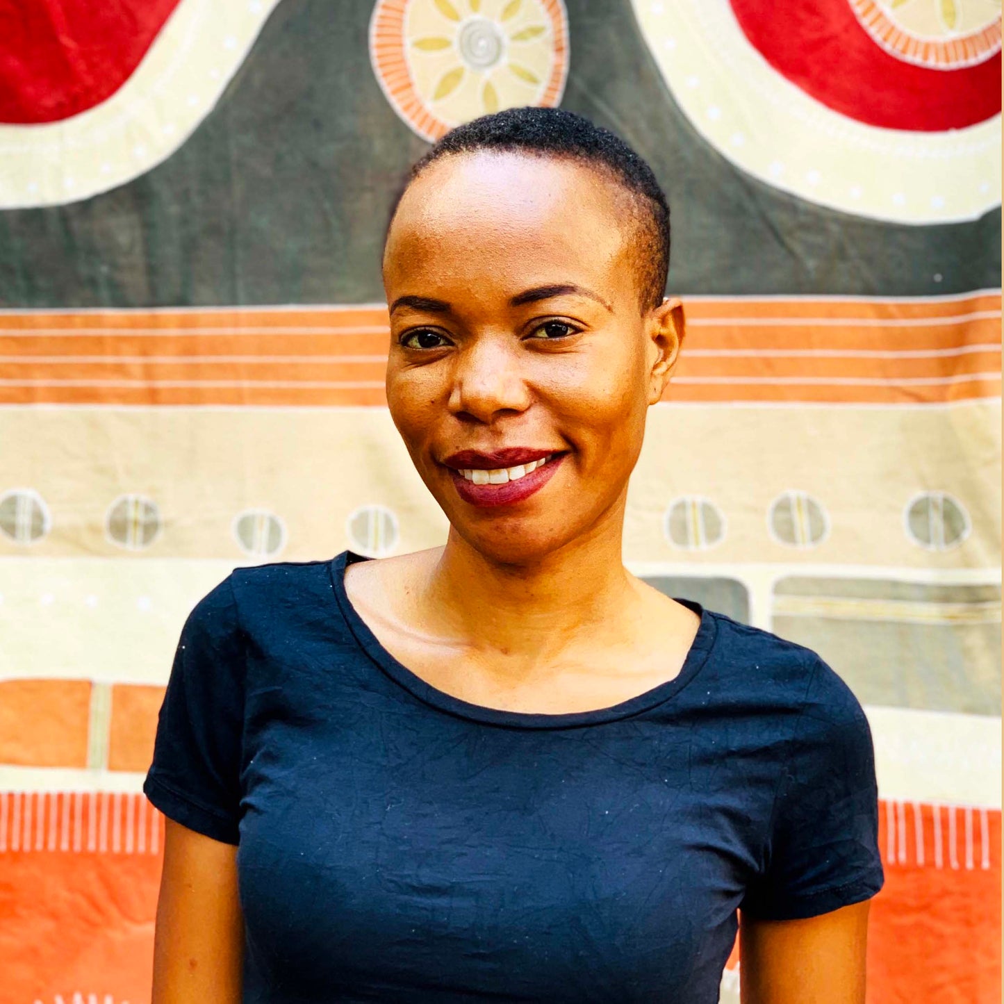 Zambia & France Cross Cultural Collaboration, Tribal Textiles, Hand-Painted Textiles