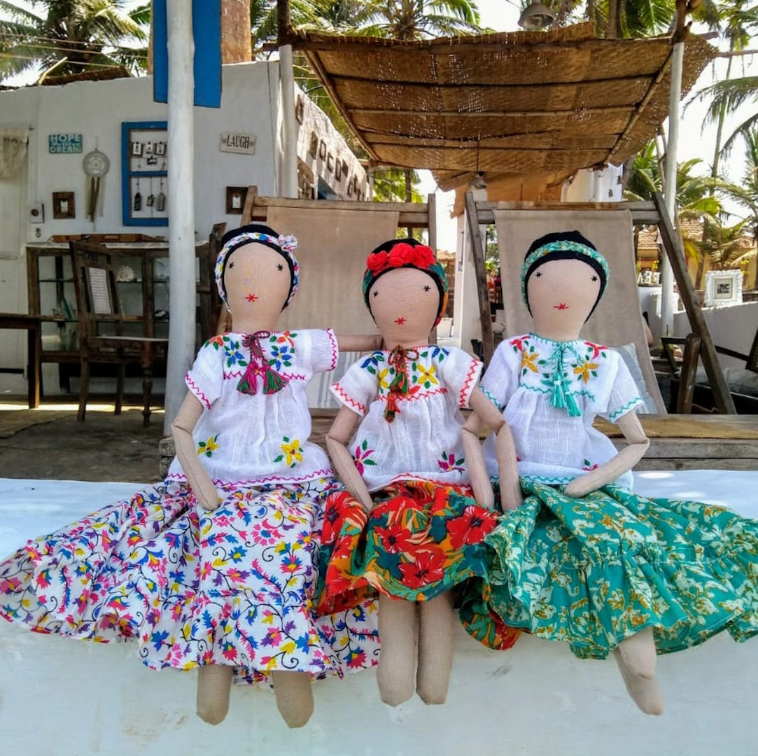 India, SilaiWali, Textile Dolls