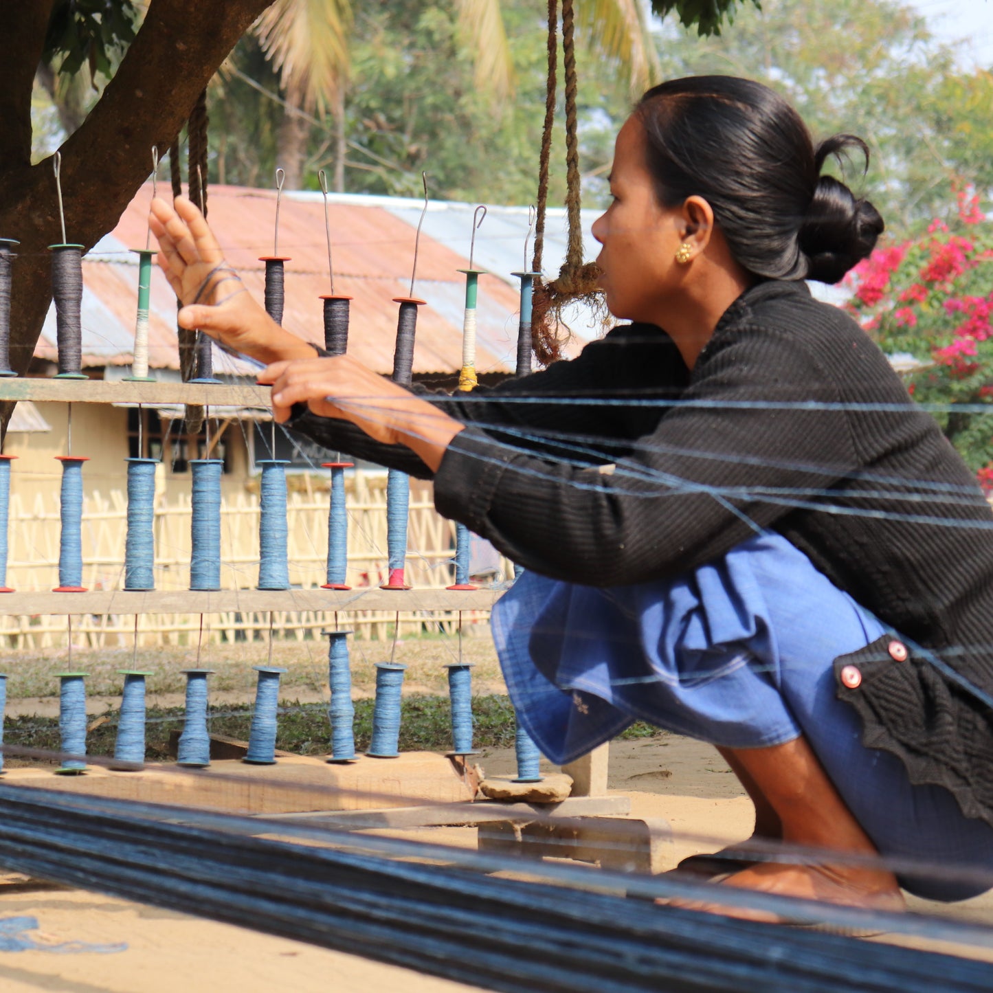 India, 7Weaves, Weaving