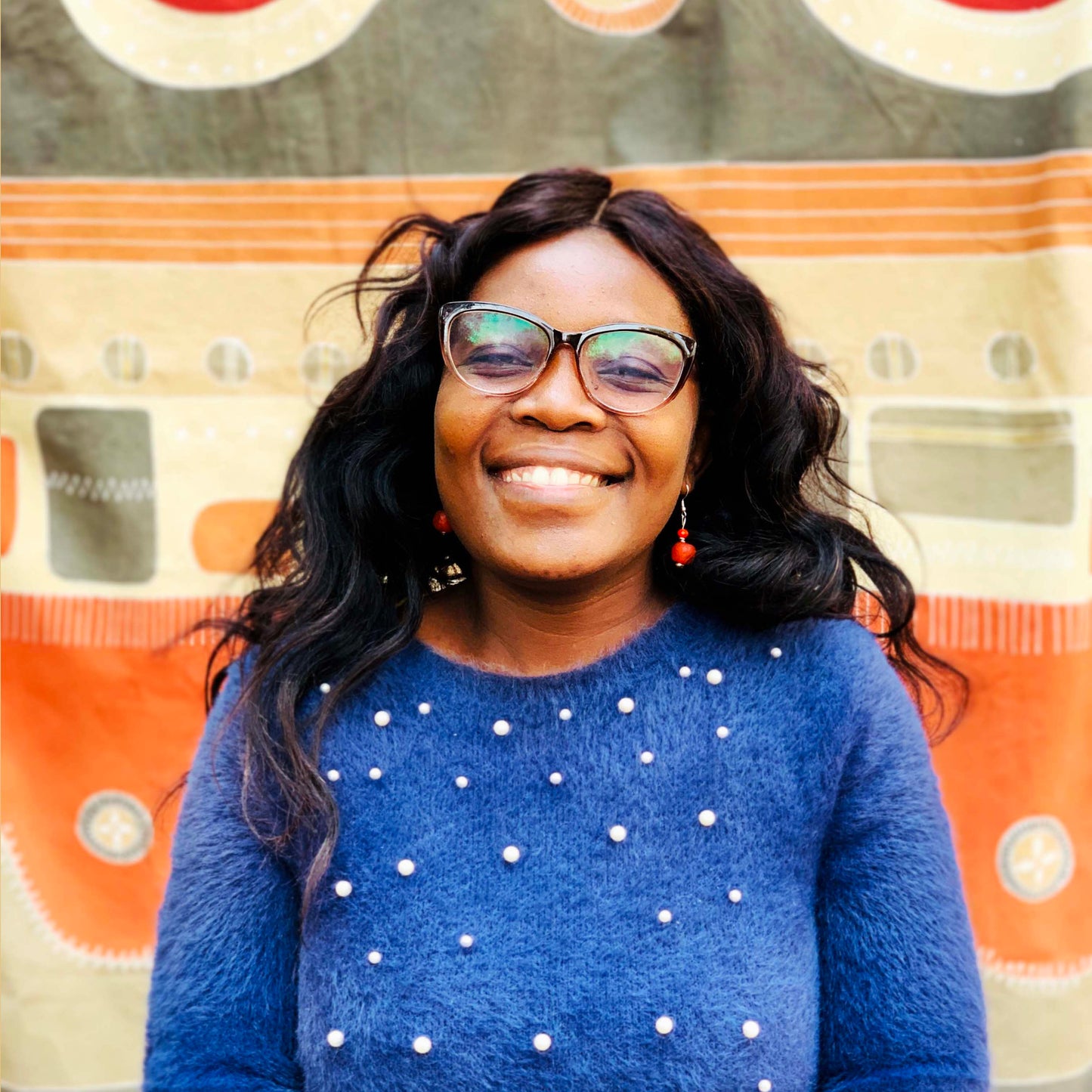 Zambia & France Cross Cultural Collaboration, Tribal Textiles, Hand-Painted Textiles