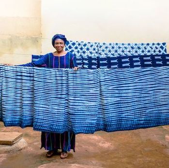 Mali, Cooperative Djiguiyaso / Aïssata Namoko, Indigo Dyeing