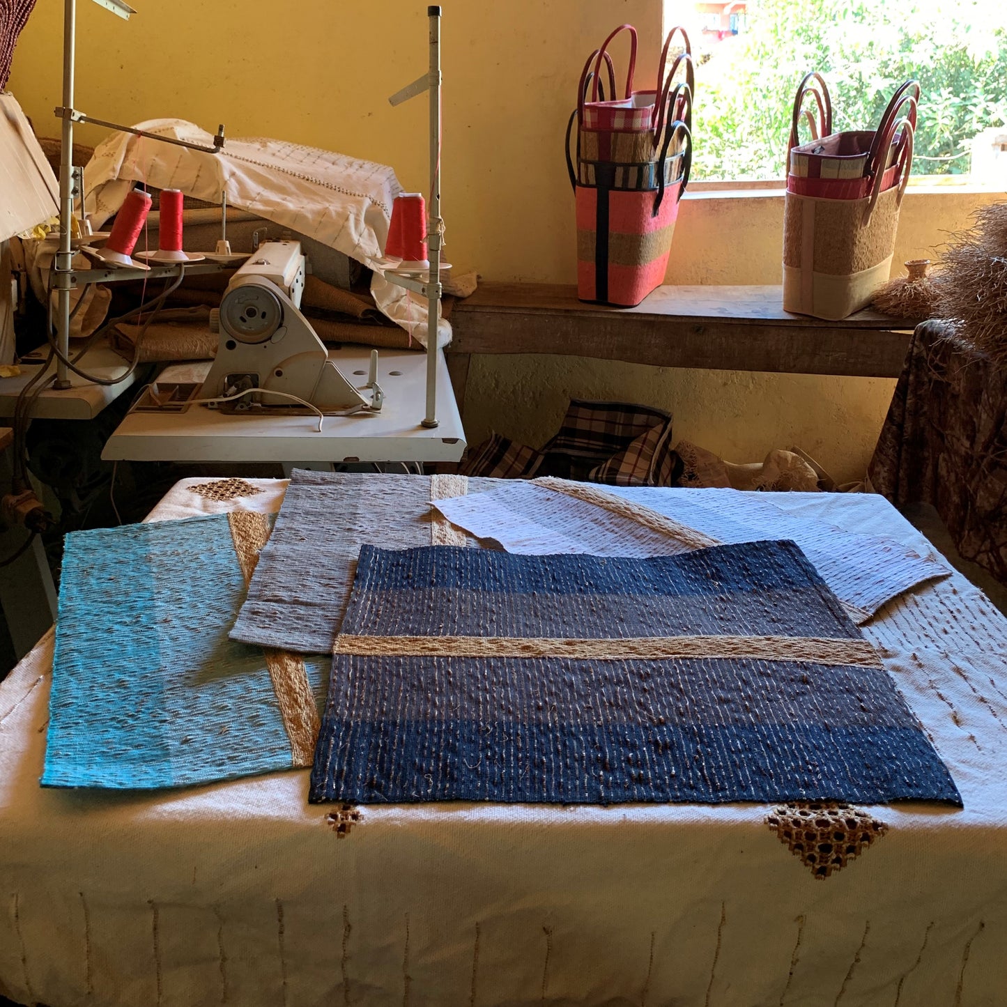 Madagascar, Tahiana Creation, Basket Weaving