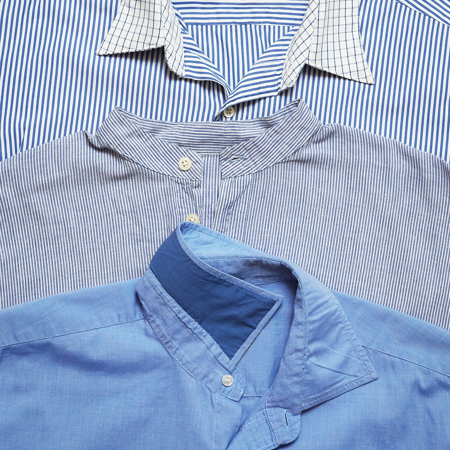 How to repair a worn shirt collar