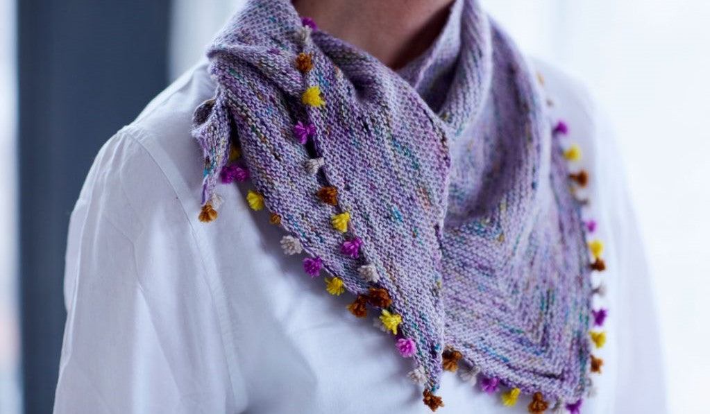 Tiny Tassels Shawl
