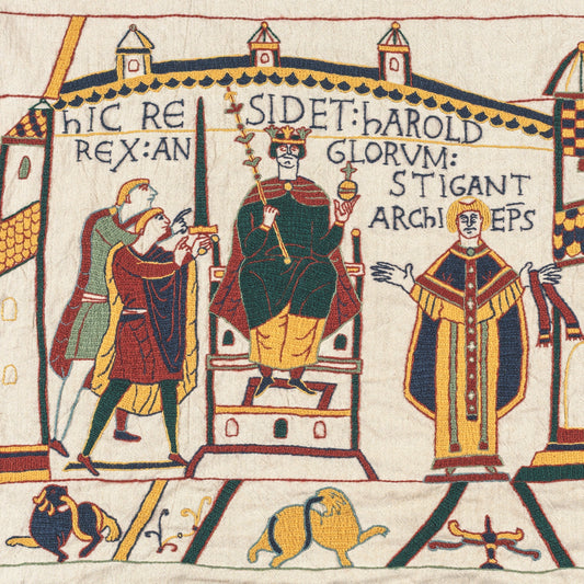 How to Make: King Harold’s Coronation, a reinterpretation of the Bayeux Tapestry