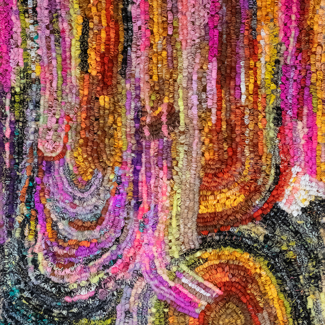 Bouncy Bands, Dense Wool: Hannah Buechler’s Looped Reliefs