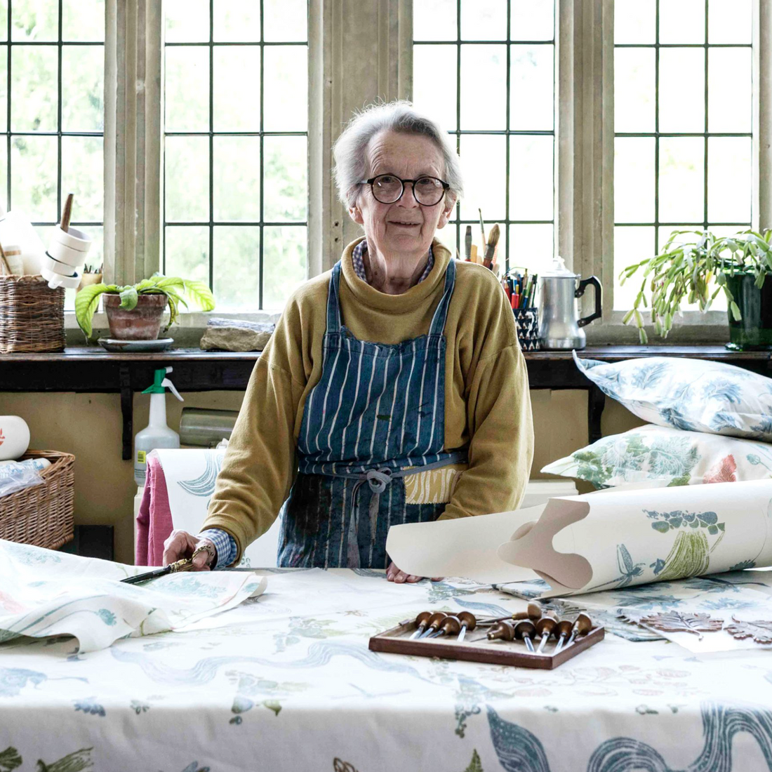 Bloom and Block: Jenny Stringer's collaboration with Marthe Armitage Prints