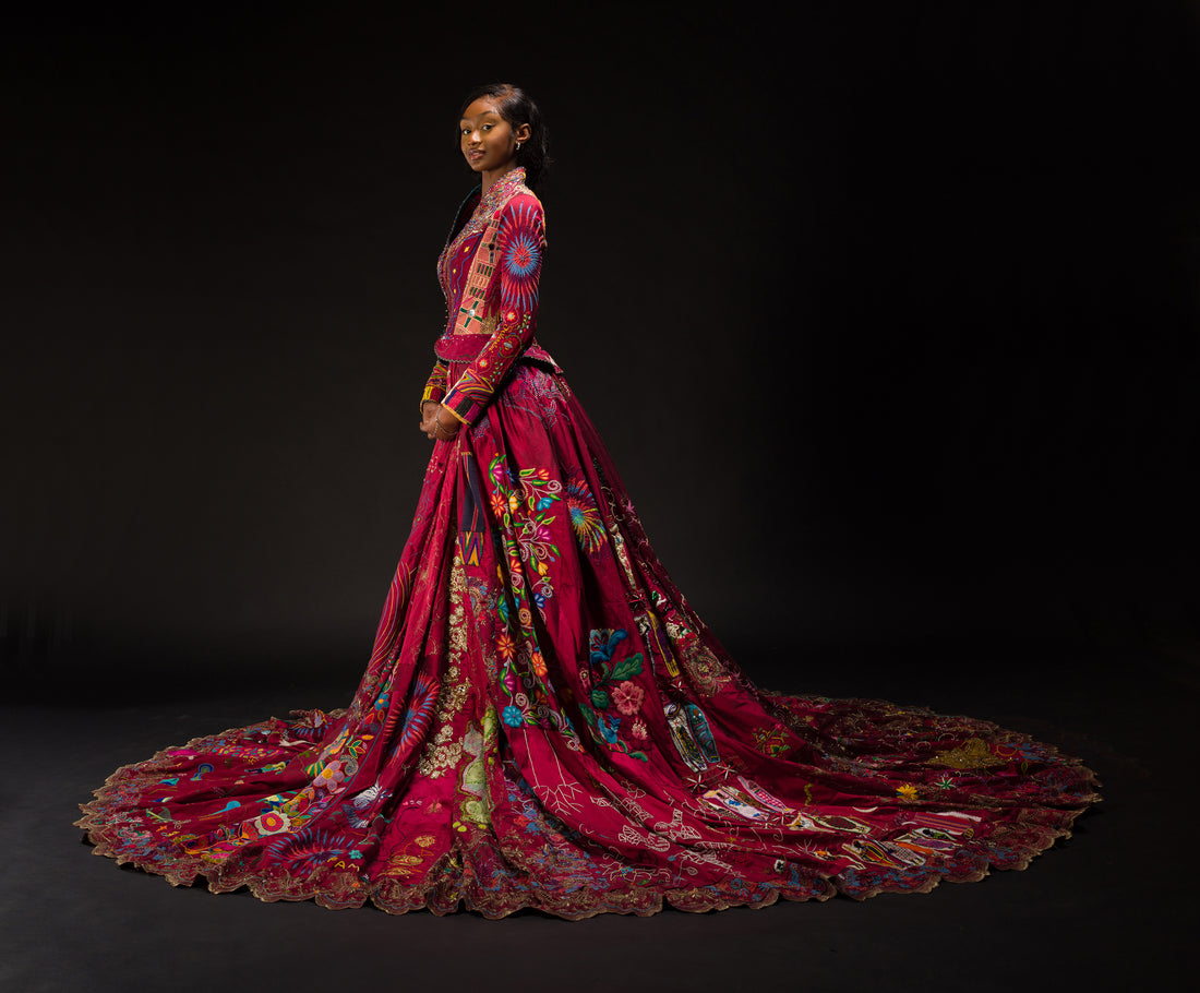 Stitching Stories: The Red Dress & Sambhali  Sutra